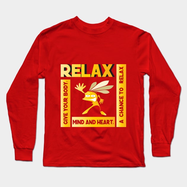 Relax Long Sleeve T-Shirt by mypointink